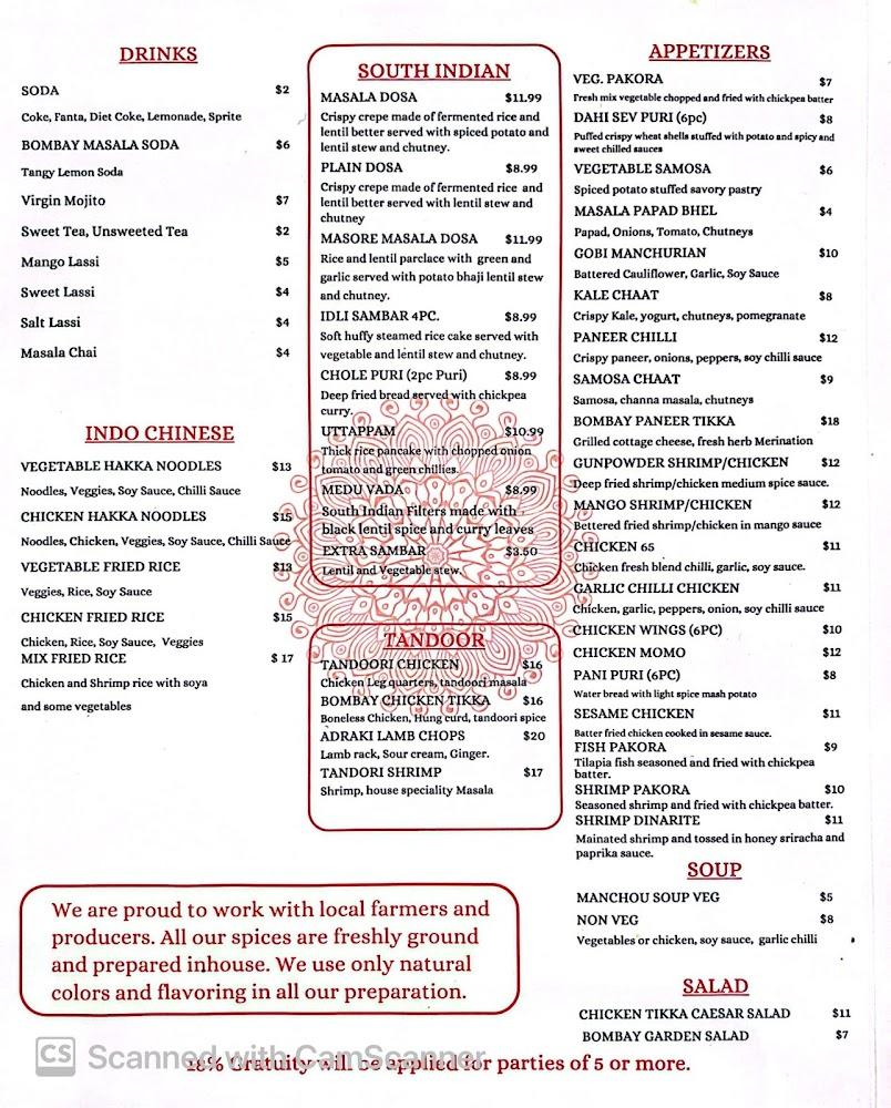 Bombay Kitchen Menu image 3