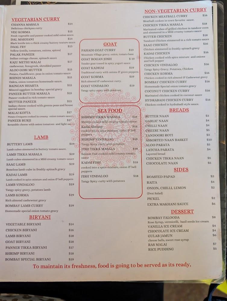 Bombay Kitchen Menu image 4